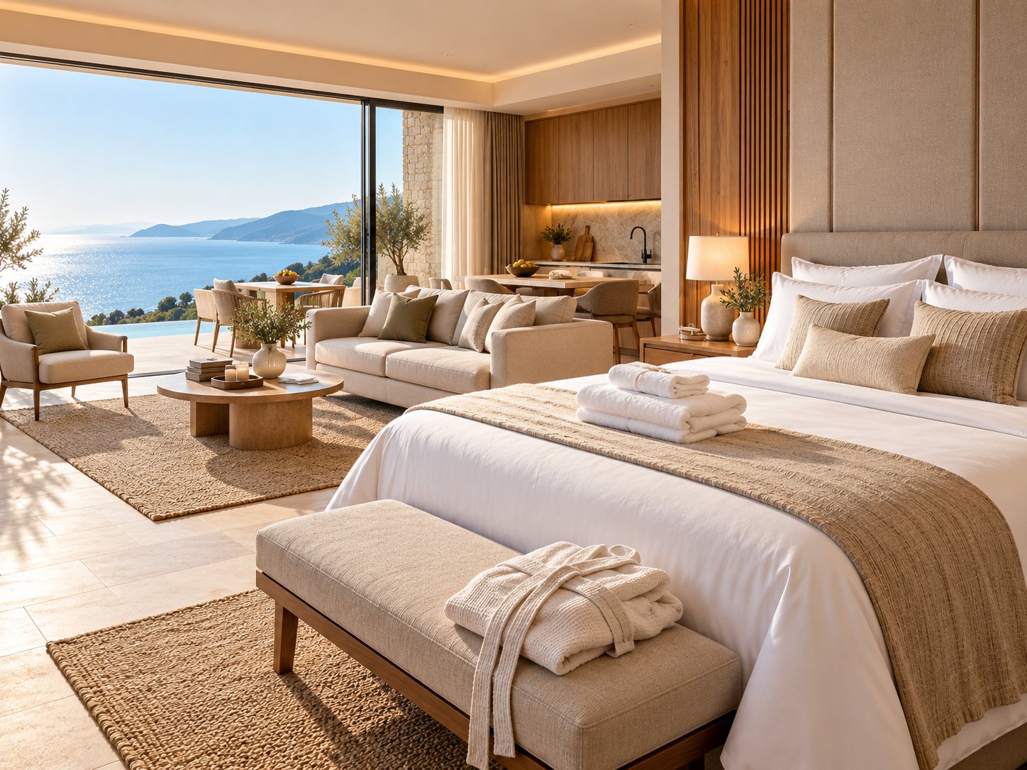 Premium serviced apartment interior